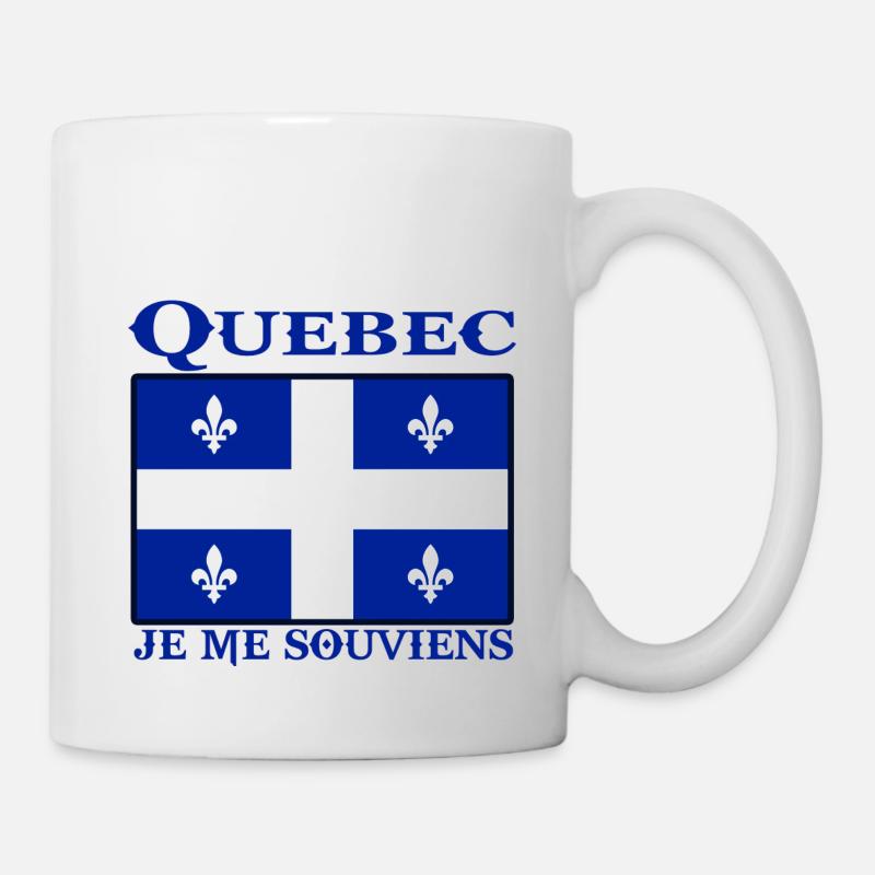 quebec je me souviens Montréal - Mug blanc - blanc