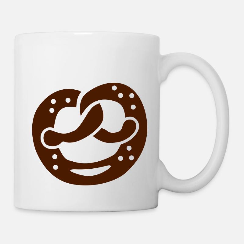 Brezel - Tasse - Weiß