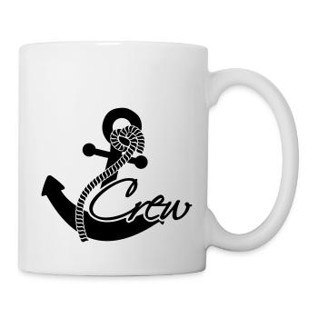 Crew Anker Abzeichen Rang - Tasse - Weiß - Rechts