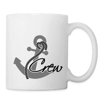 Crew Anker Abzeichen Rang - Tasse - Weiß - Rechts