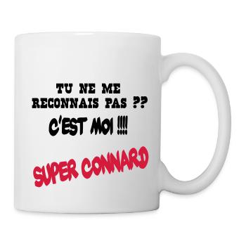 Super connard - Mug blanc - blanc - Droite