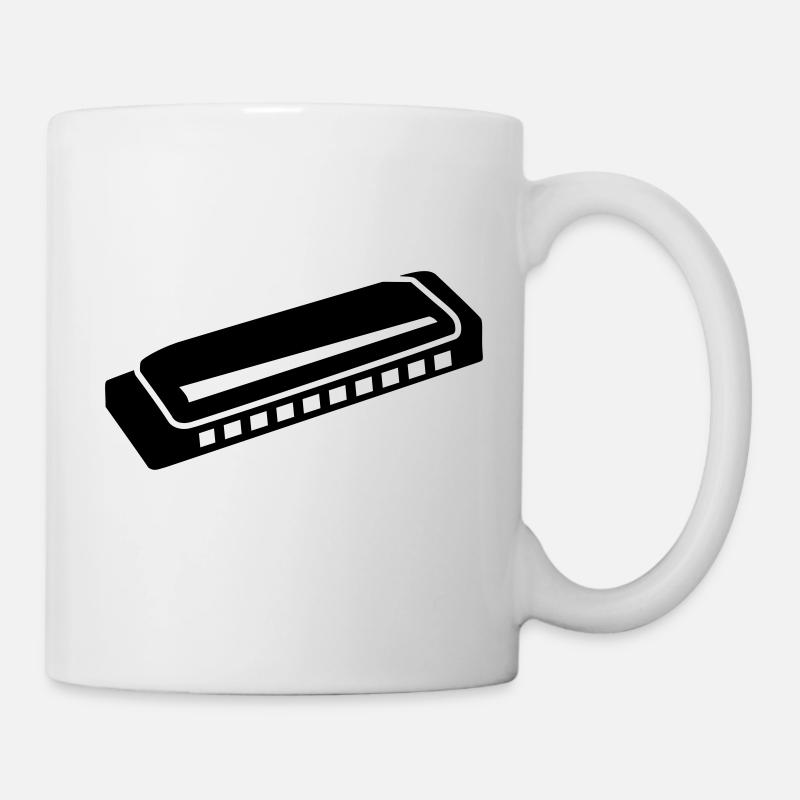 Harmonica - Mug blanc - blanc