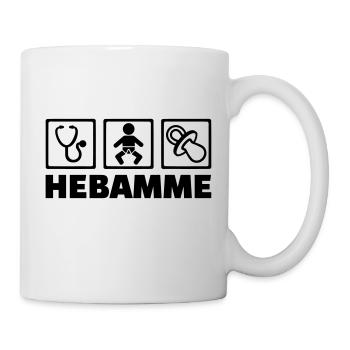 Hebamme - Tasse - Weiß - Rechts