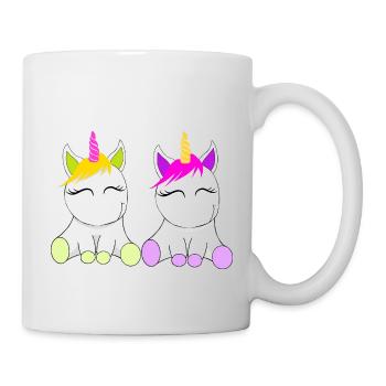 Amis Licorne - Mug blanc - blanc - Droite