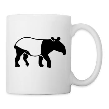 Tapir - Tasse - Weiß - Rechts