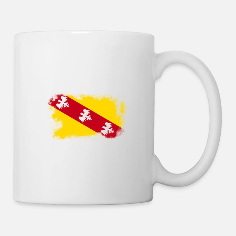 Lorraine stylée - Mug blanc - blanc
