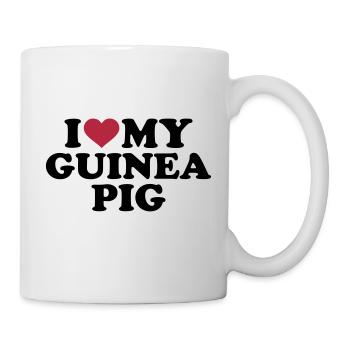 I love my guinea pig - Mug - white - Right