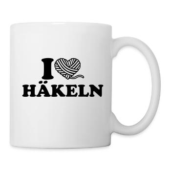Häkeln - Tasse - Weiß - Rechts