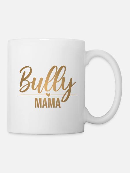 Frenchie French Bulldog Bully Mama - schwarz - Tasse - Weiß