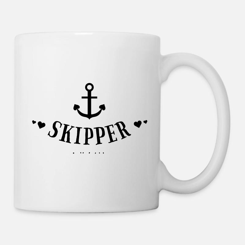 Crew - Skipper Segeln Charter Mannschaft - 6 - Tasse - Weiß