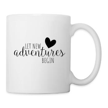 Let new adventures begin - Mug - white - Right