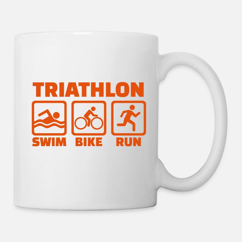 Triathlon - Mug blanc - blanc