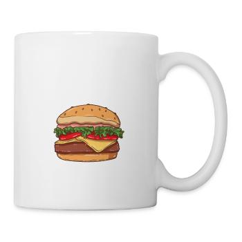Bremen Fussball Hamburg 2. Liga Menü Lustig - Tasse - Weiß - Rechts