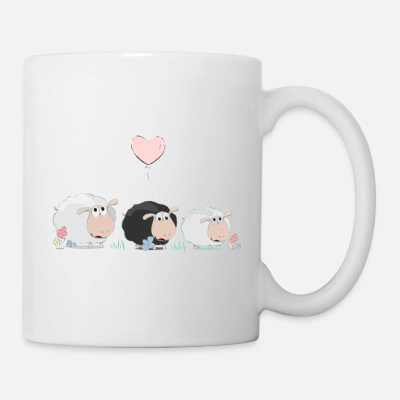 mouton - Mug blanc - blanc