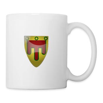 Auvergne le blason - Mug blanc - blanc - Droite