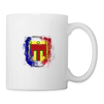 Auvergne France - Mug blanc - blanc - Droite