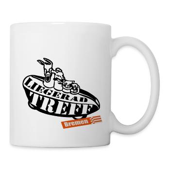 Bremer Liegeradtreff - Tasse - Weiß - Rechts
