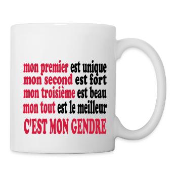 Mon gendre est beau - Mug - white - Right