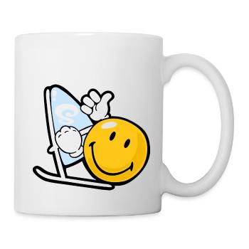 Smiley Windsurfing - Mug blanc - blanc - Droite