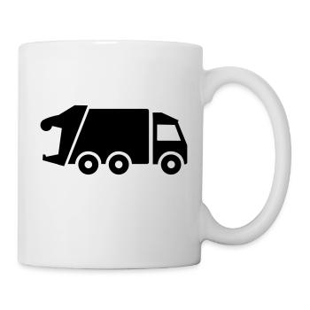 Garbage truck - Mug - white - Right