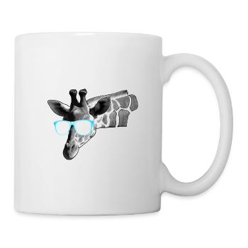 hip giraffe - Mug - white - Right