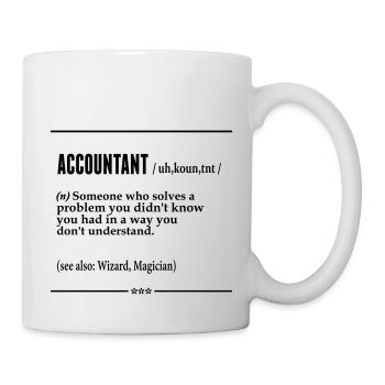 Accountant Noun - Mug - white - Right