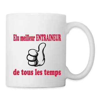 Meilleur entraineur de tous les temps - Mug - white - Right