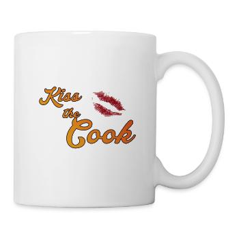 Kiss the cook - Mug - white - Right