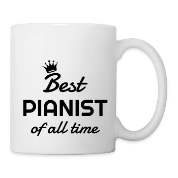 Piano - Pianist - Music - Musik - Musique - Mug - white - Right