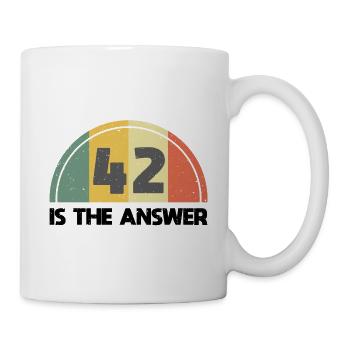 Answer 42 - Mug - white - Right
