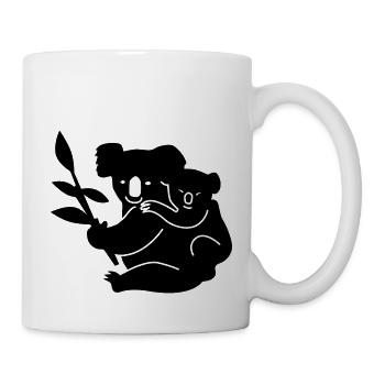 koala - Tasse - Weiß - Rechts