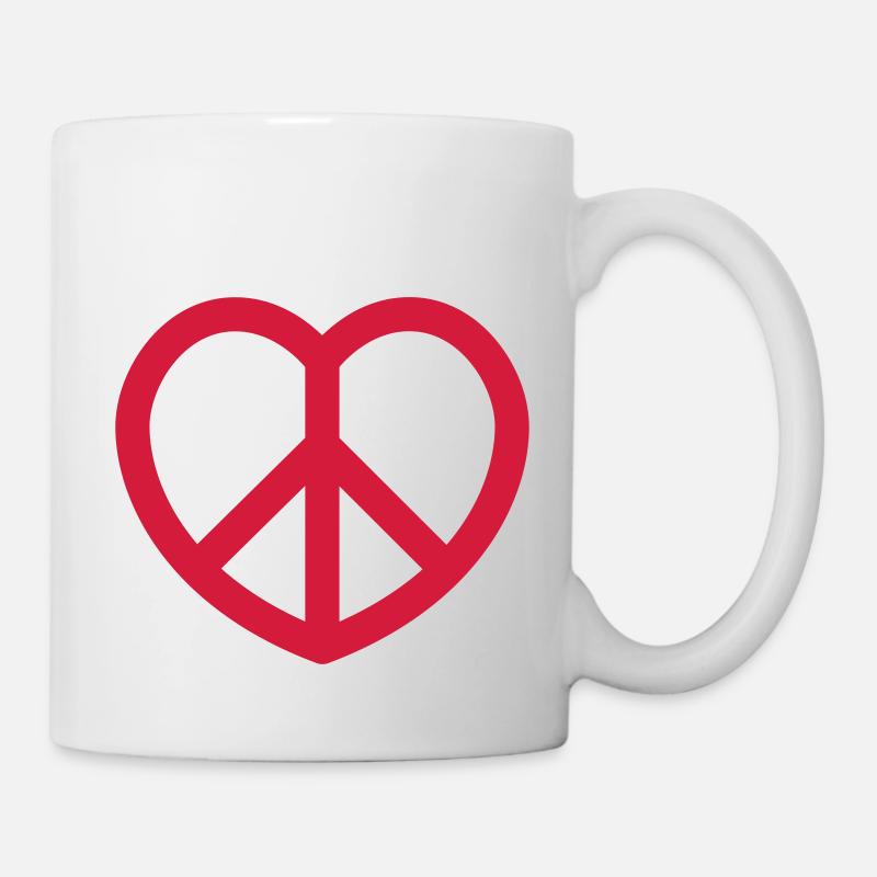 peace - Tasse - Weiß