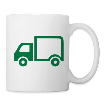 LKW - Tasse - Weiß - Rechts
