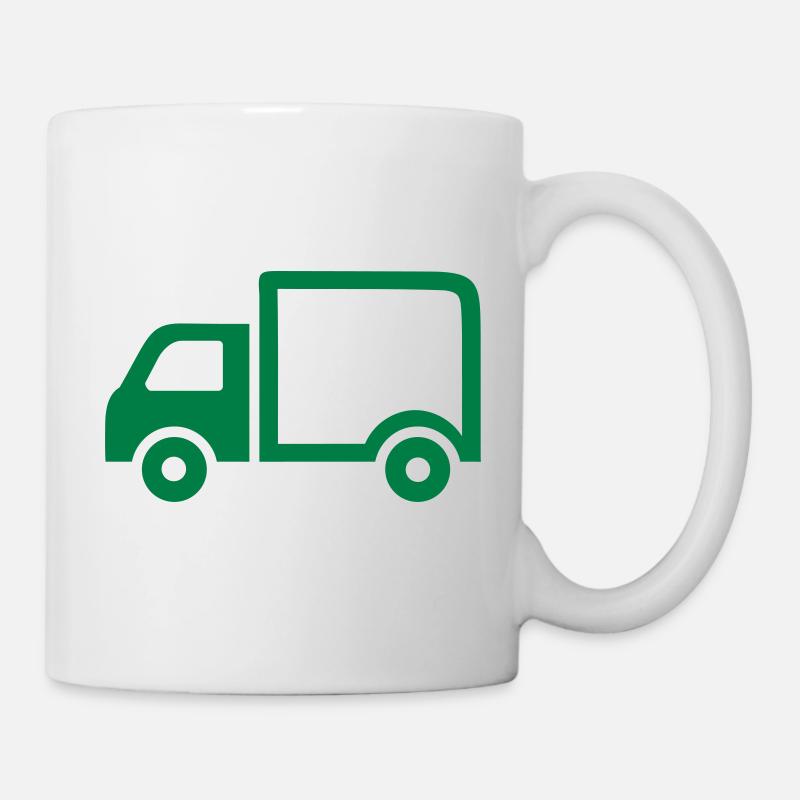 LKW - Tasse - Weiß