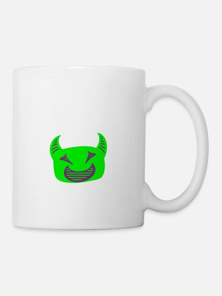 Green devil - Tasse - Weiß