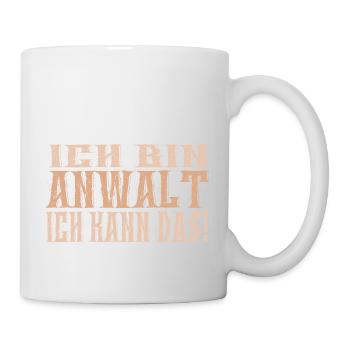 Ich bin Anwalt - Tasse - Weiß - Rechts