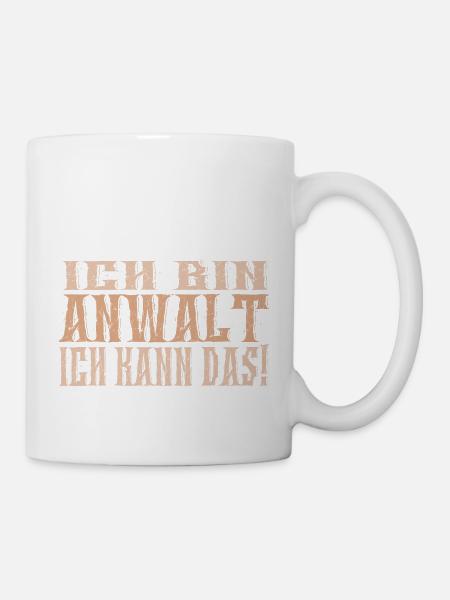 Ich bin Anwalt - Tasse - Weiß