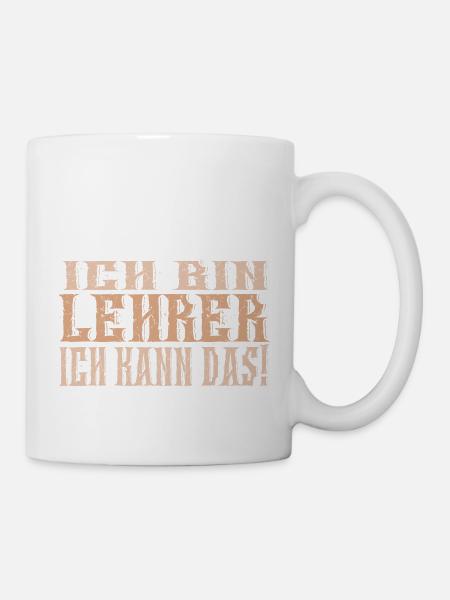 Ich bin Lehrer - Tasse - Weiß