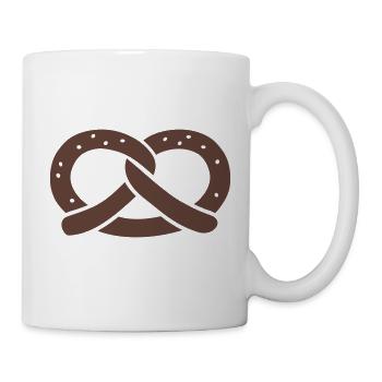 Brezel - Tasse - Weiß - Rechts