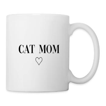 Cat Mom - Tasse - Weiß - Rechts