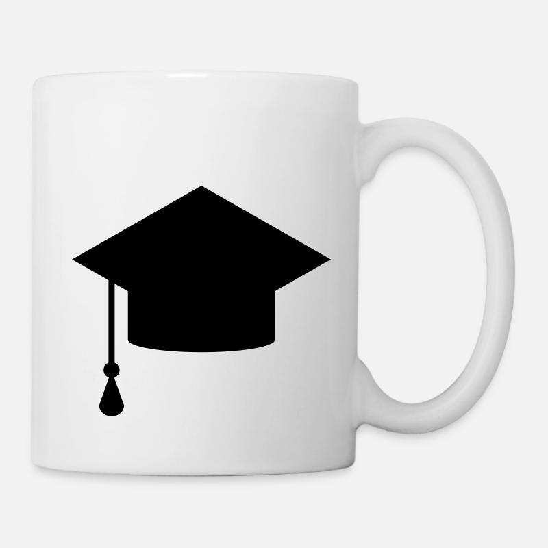 Chapeau docteur pour cadeau de graduation - Mug blanc - blanc