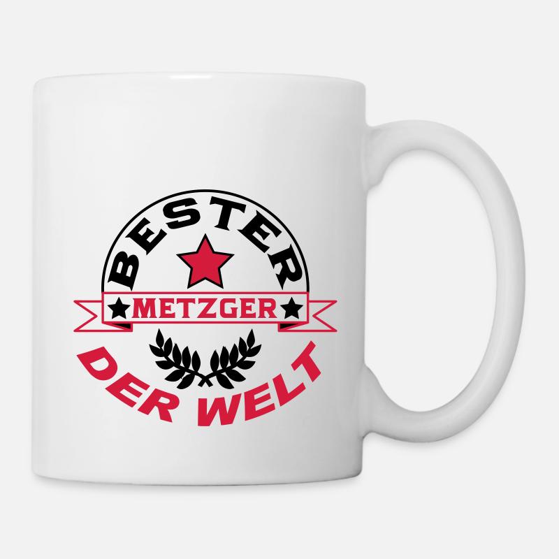 Metzger / Backer / Butcher / Baker / Vati - Mug - white