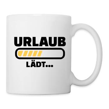 Urlaub - Tasse - Weiß - Rechts