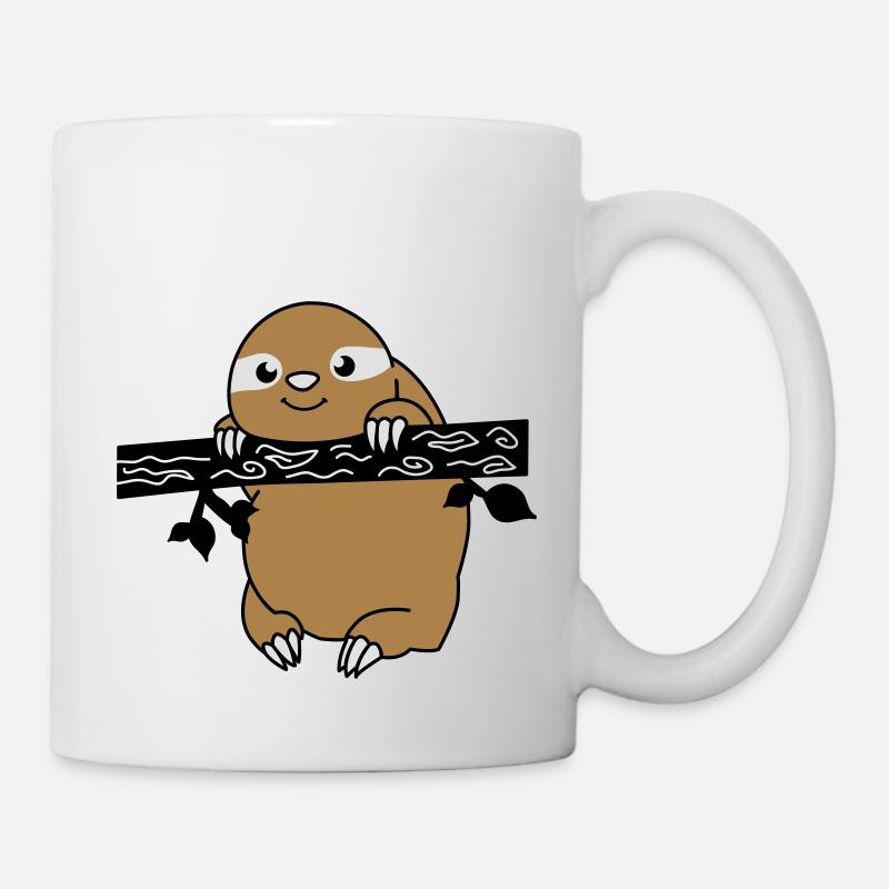 faultier_02 - Tasse - Weiß