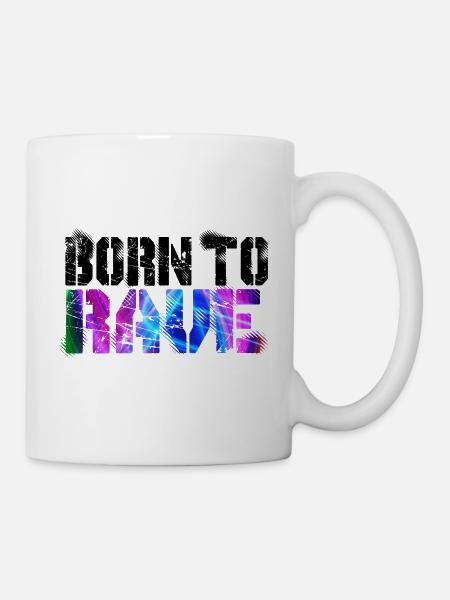 Born To Rave - Mug - white
