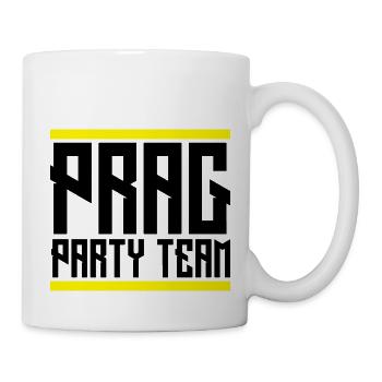 prag team party - Tasse - Weiß - Rechts