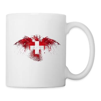 adler st. gallen, appenzeller_shirt schweiz, switz - Mug - white - Right