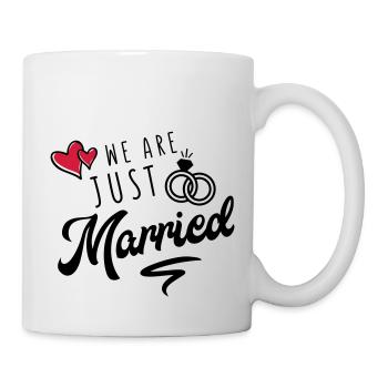 we are just married - Tasse - Weiß - Rechts