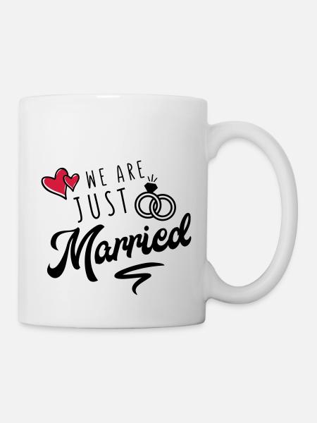 we are just married - Tasse - Weiß