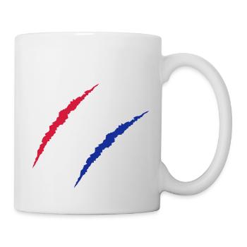 krallen_niederlande - Tasse - Weiß - Rechts